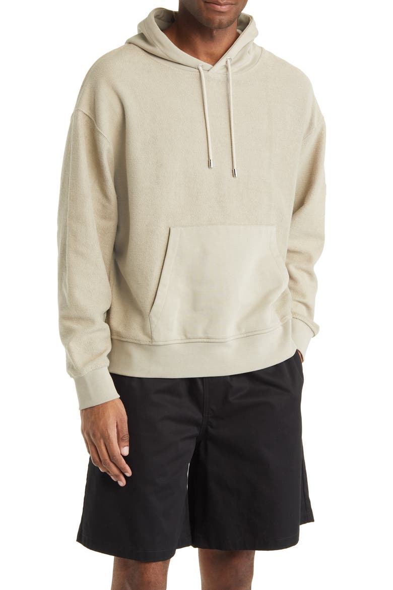 Reversed Hoodie Sweatshirt, Main, color, DEEP FOG