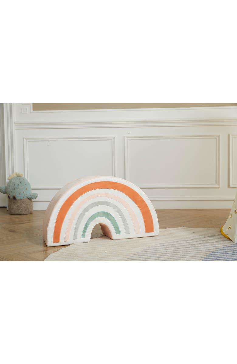 Wonder & Wise by Asweets Rainbow Pouf, Alternate, color,