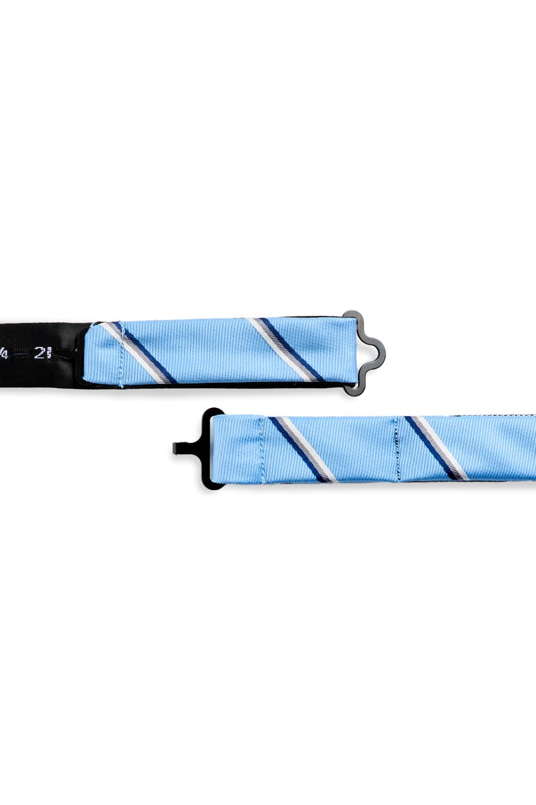 Big & Tall Traditional Striped Bow Tie, Alternate, color, BLUE
