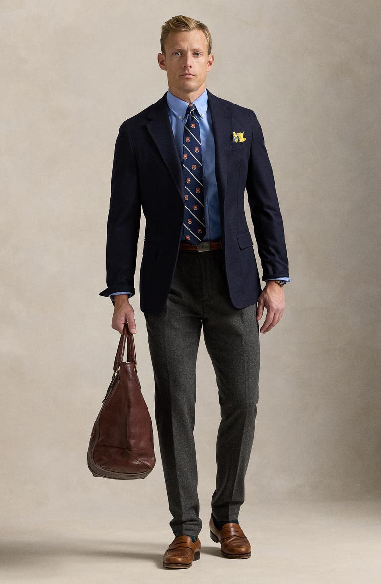 Polo Ralph Lauren Classic Fit Performance Oxford Button-Down Shirt, Alternate, color, Blue