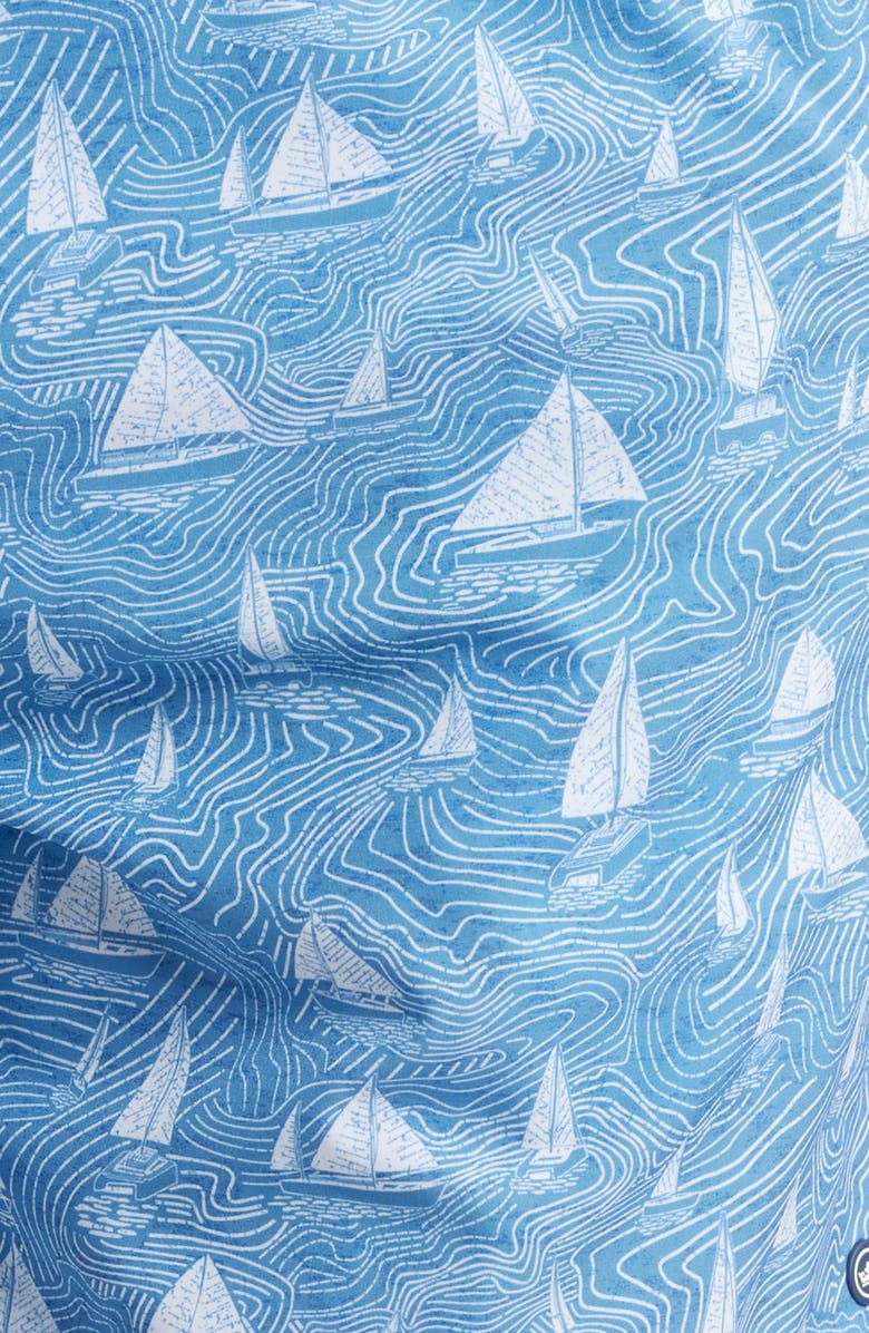 Peter Millar Set Sail Swim Trunks, Alternate, color, Brook Blue