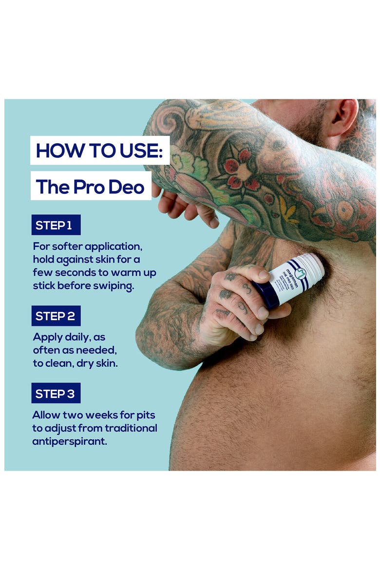 Megaman The Pro Deo Deodorant, Alternate, color, NO COLOR
