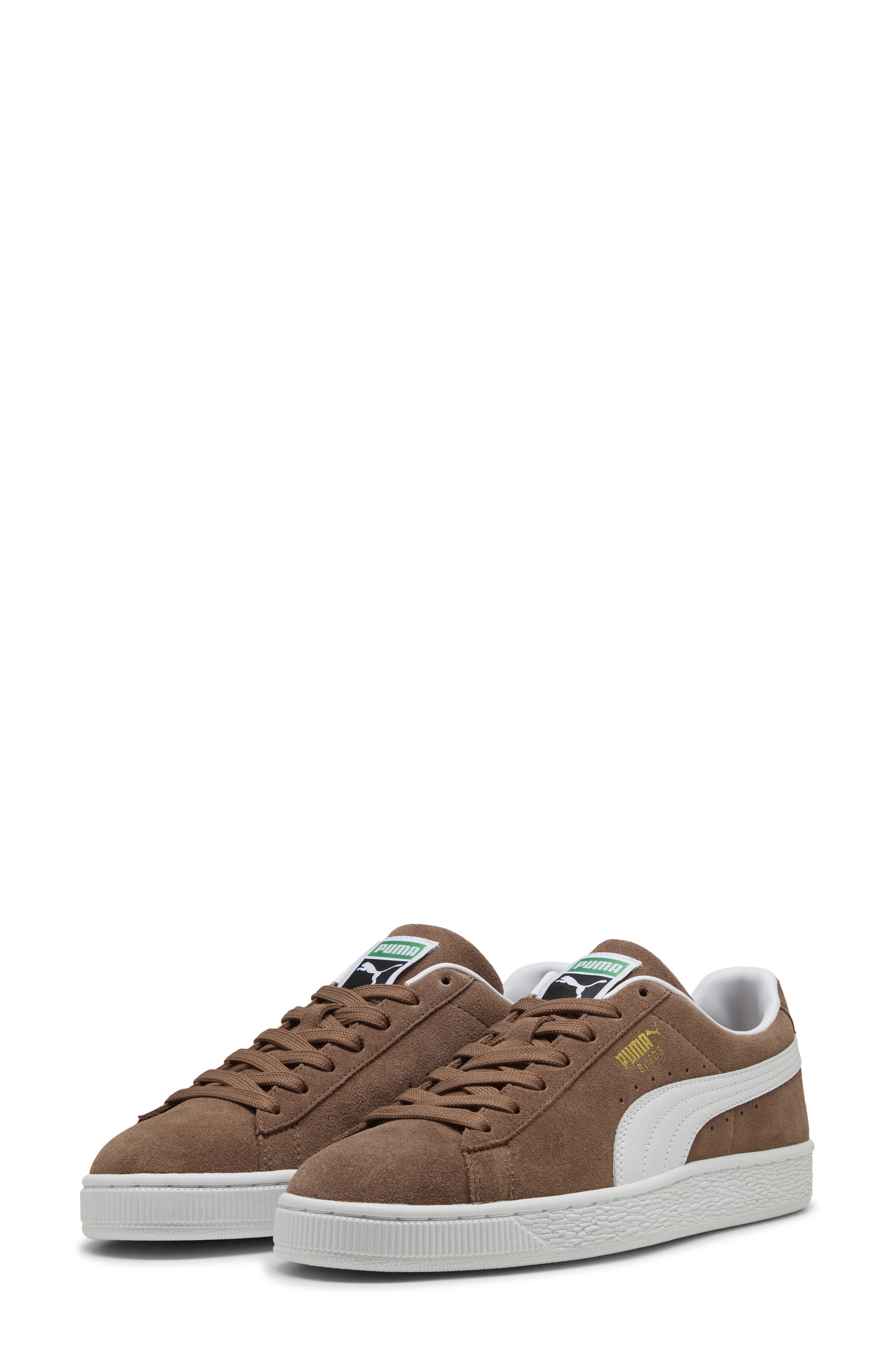 Suede Classic Sneaker, Main, color, BROWN