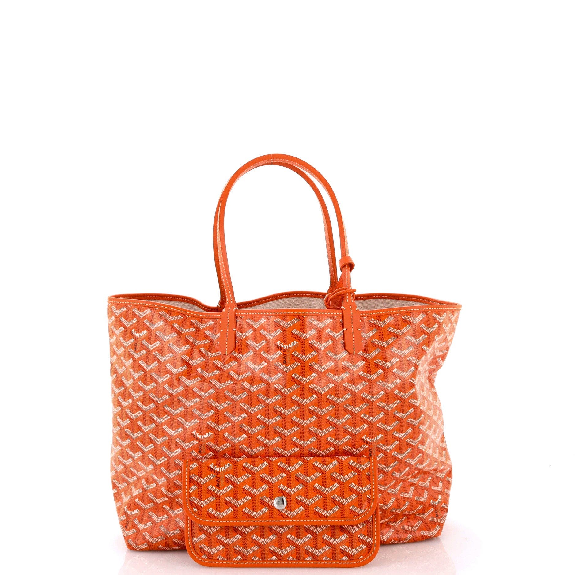 Saint Louis Tote Coated Canvas PM, Alternate, color, Orange