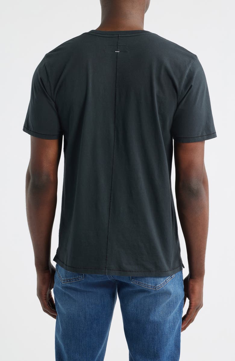 rag & bone Classic Fit Garment Dye Pocket T-Shirt, Alternate, color, Black