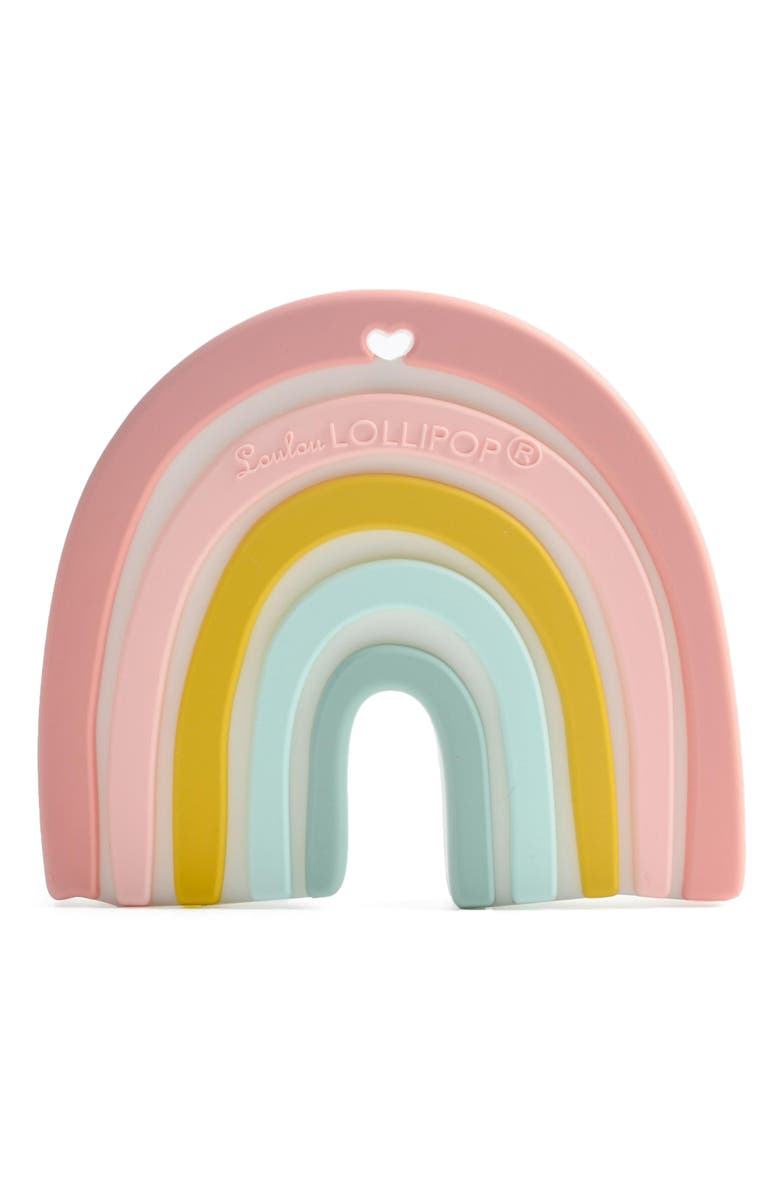 Loulou Lollipop Silicone Teether & Pacifier Clips Set, Alternate, color, 