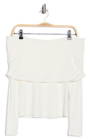 Elodie Off The Shoulder Top In White