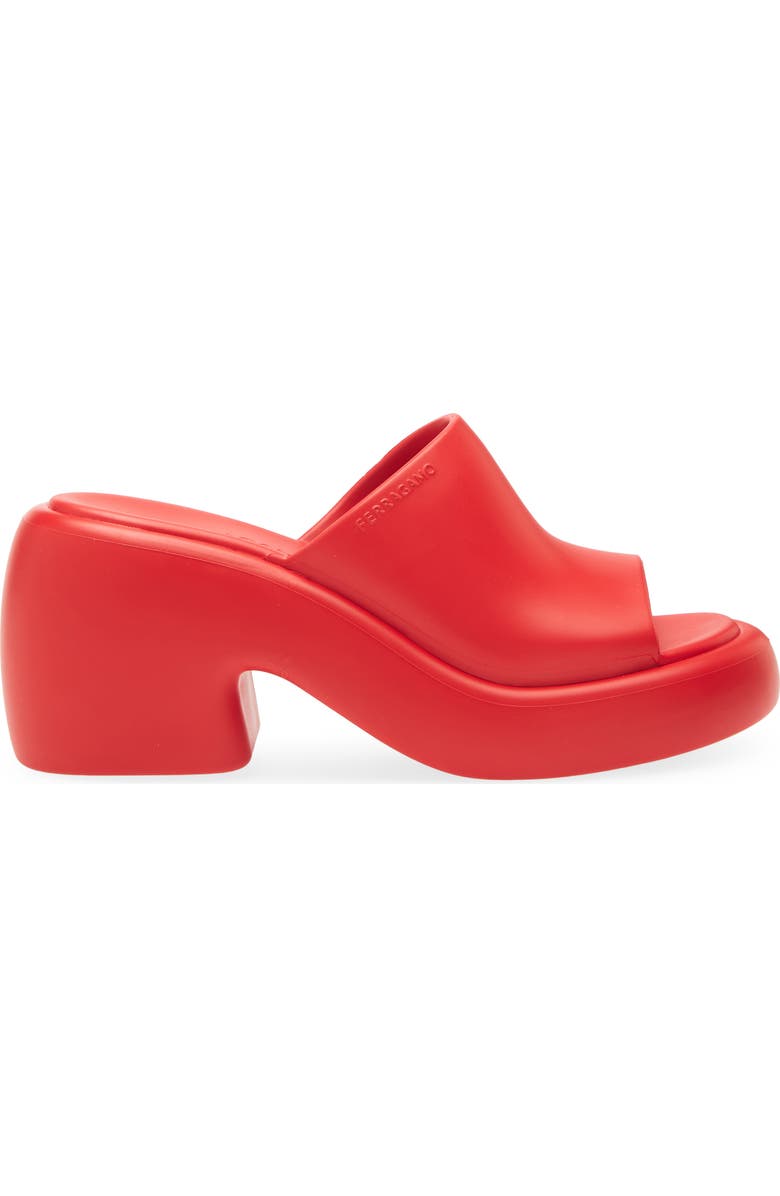 FERRAGAMO Platform Slide Sandal, Alternate, color,