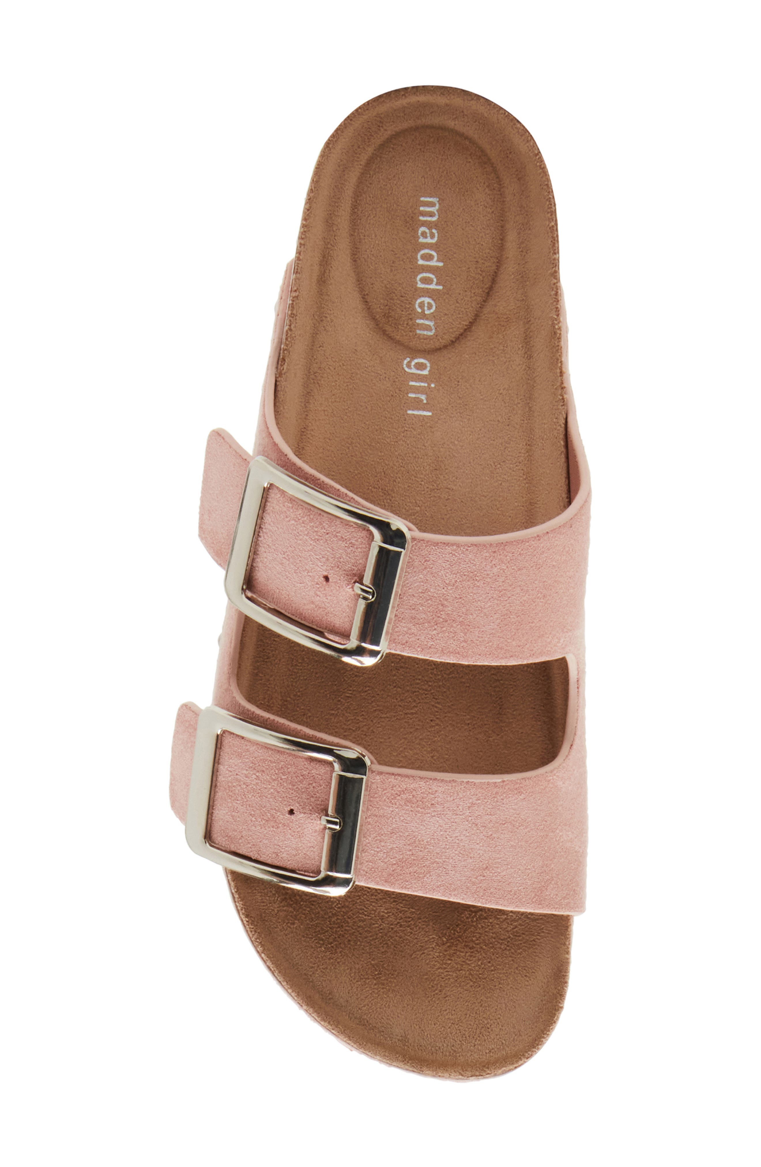 Babess Slide Sandal, Alternate, color, ROSE FAB