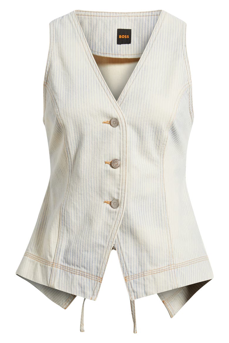 Tailored Vest, Alternate, color, CLOUD BLUE