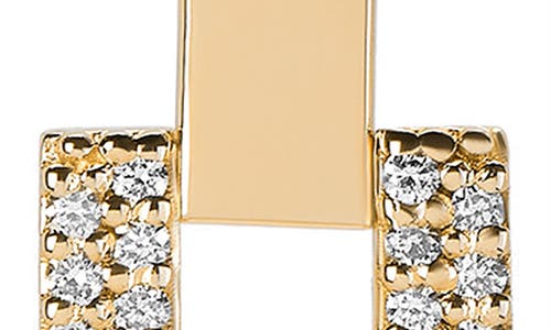 Lana 14k Gold Open Tag Drop Earrings In Gold