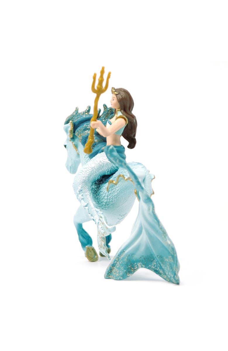 Schleich Bayala, Mermaid Eyela On Underwater Horse, Alternate, color, Multicolored