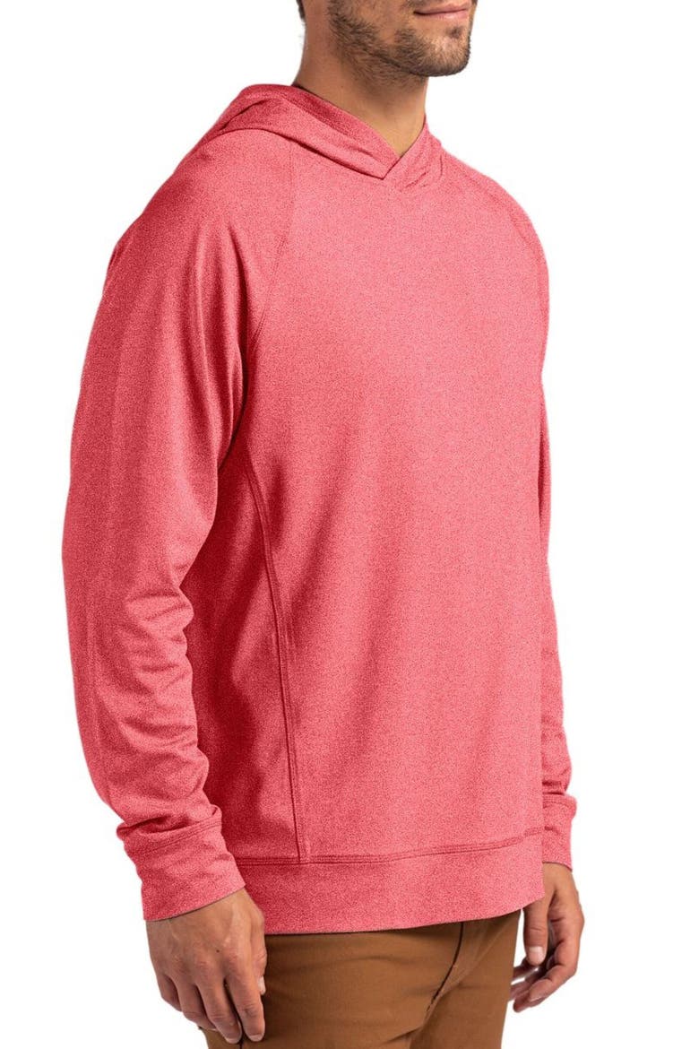 Adapt Heather Hooded Pullover, Alternate, color, CARDINAL RED HEATHER