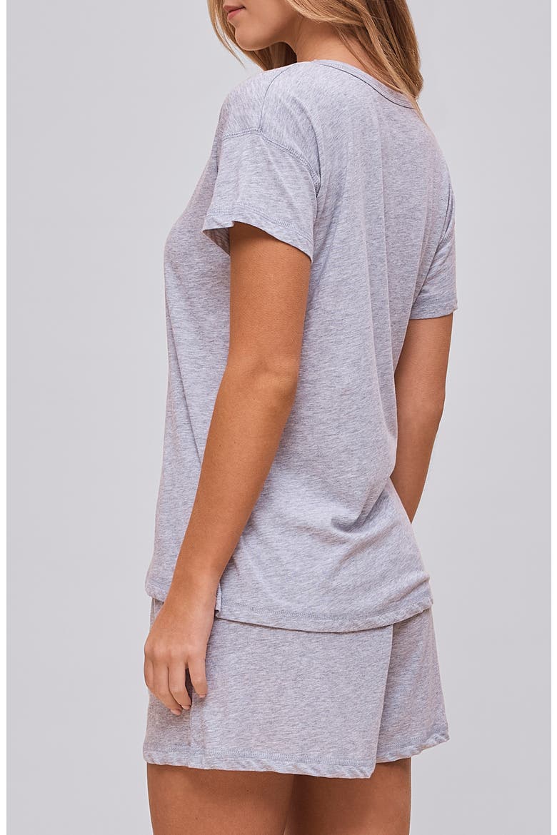 Ada Boxer Short Pajamas, Alternate, color, GREY