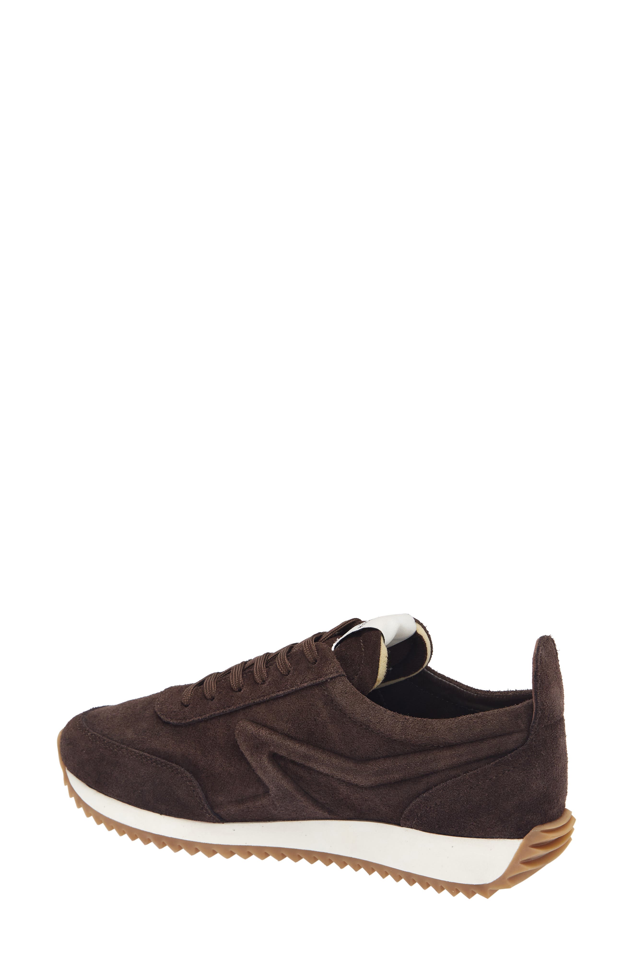 Retro Runner Sneaker, Alternate, color, DARK CHOCOLATE SUEDE