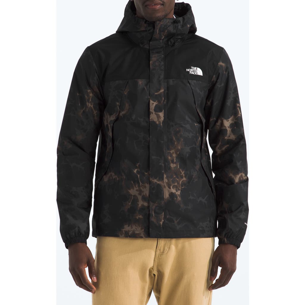 The North Face Antora Waterproof & Windproof Hooded Jacket In Black