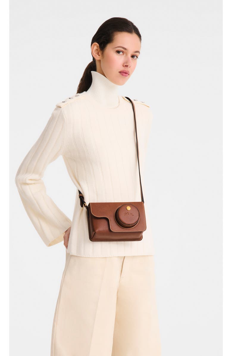 Longchamp Épure XS Camera Bag, Alternate, color, Brown