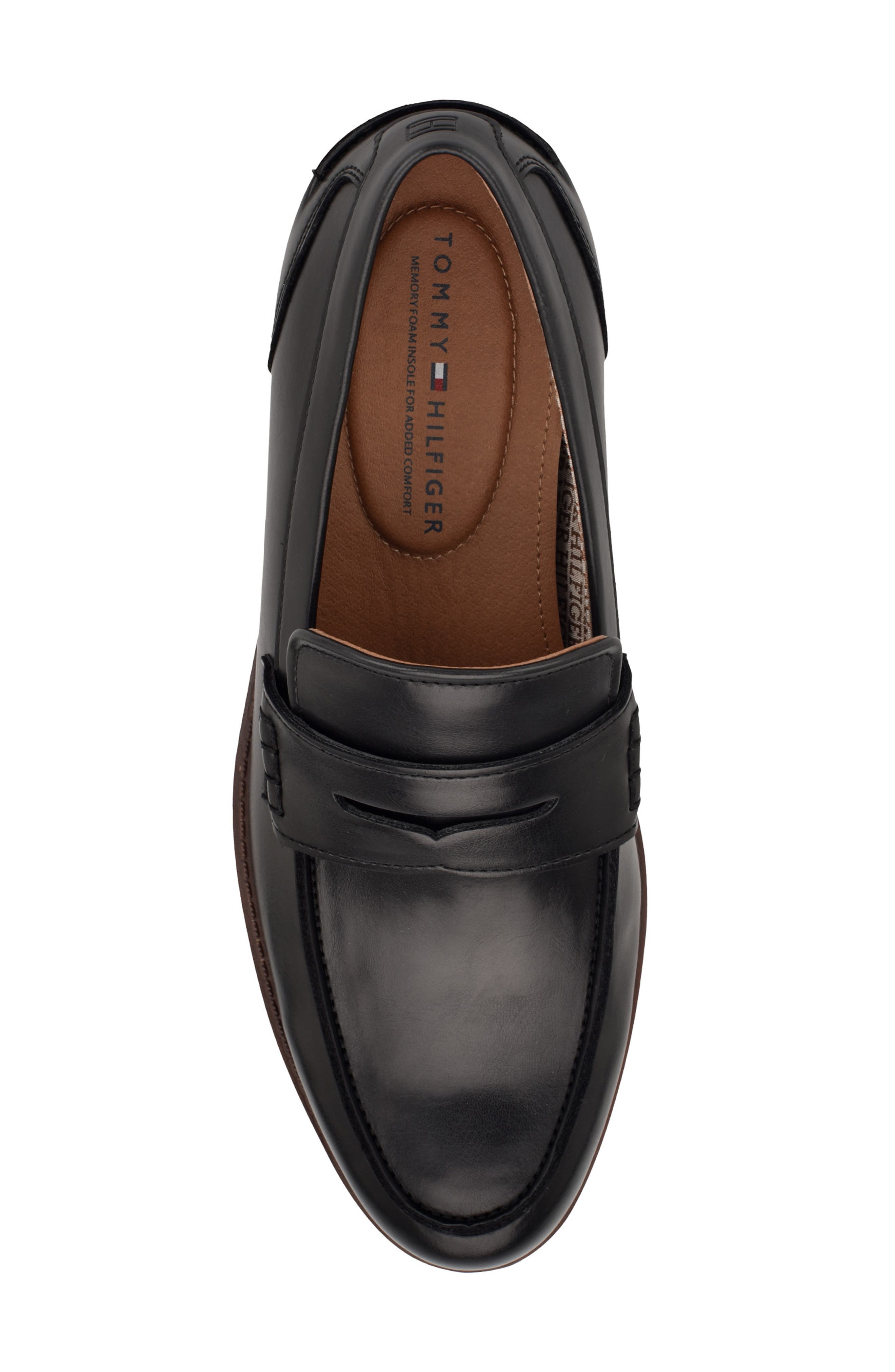 Tommy Hilfiger Yoron Penny Loafer, Alternate, color, Black