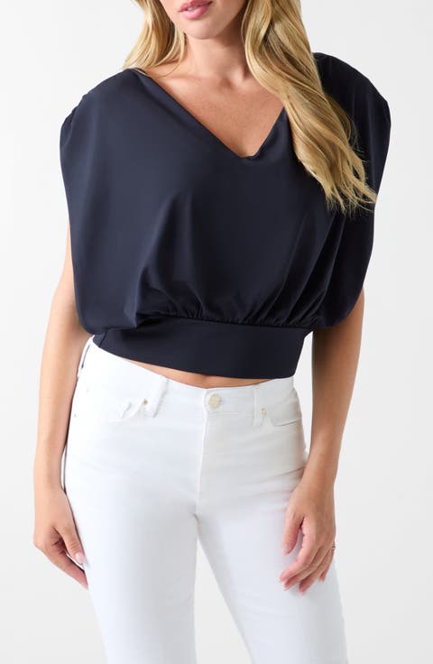 Aundrea Draped Knit Top