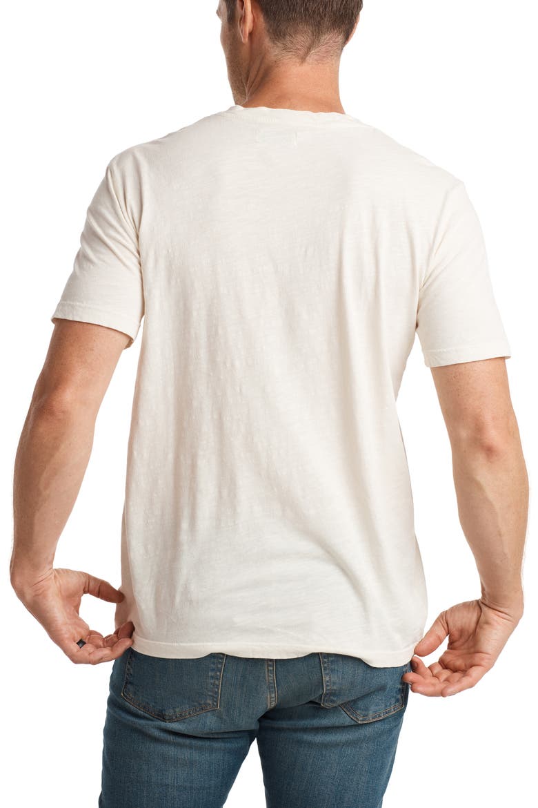 Men's Asher Standard Slub Cotton T-Shirt, Alternate, color, VINTAGE WHITE