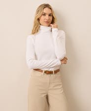 Pact Luxe Stretch Jersey Slim Turtleneck
