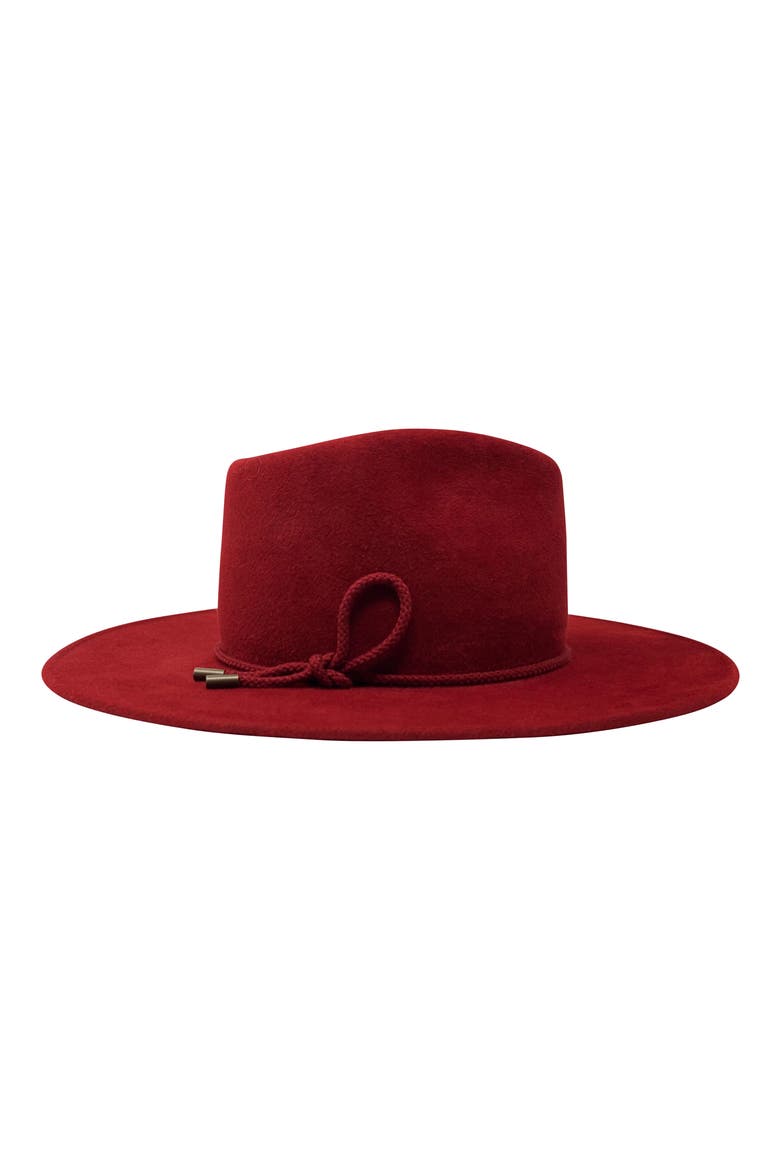 Wide Brim Fedora, Alternate, color, CARDINALDNU