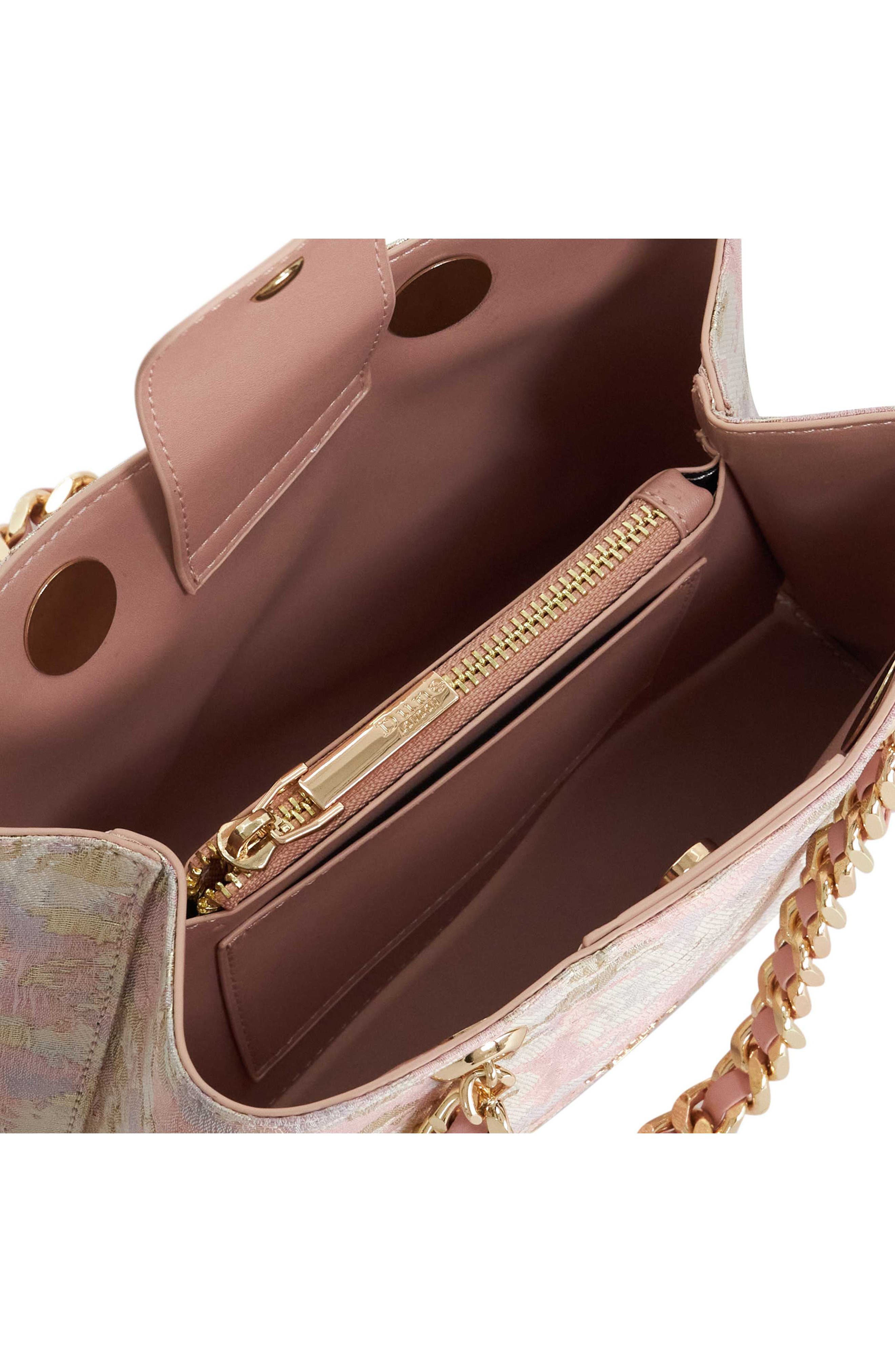 Dinidiemz Faux Leather Tote, Alternate, color, PINK