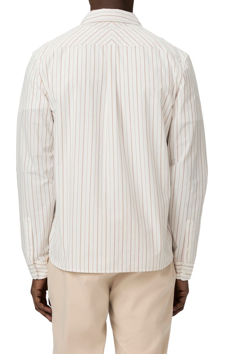 PAIGE Radovan Stripe Pima Cotton Button-Up Shirt, Alternate, color, Mesa Ridge Stripe