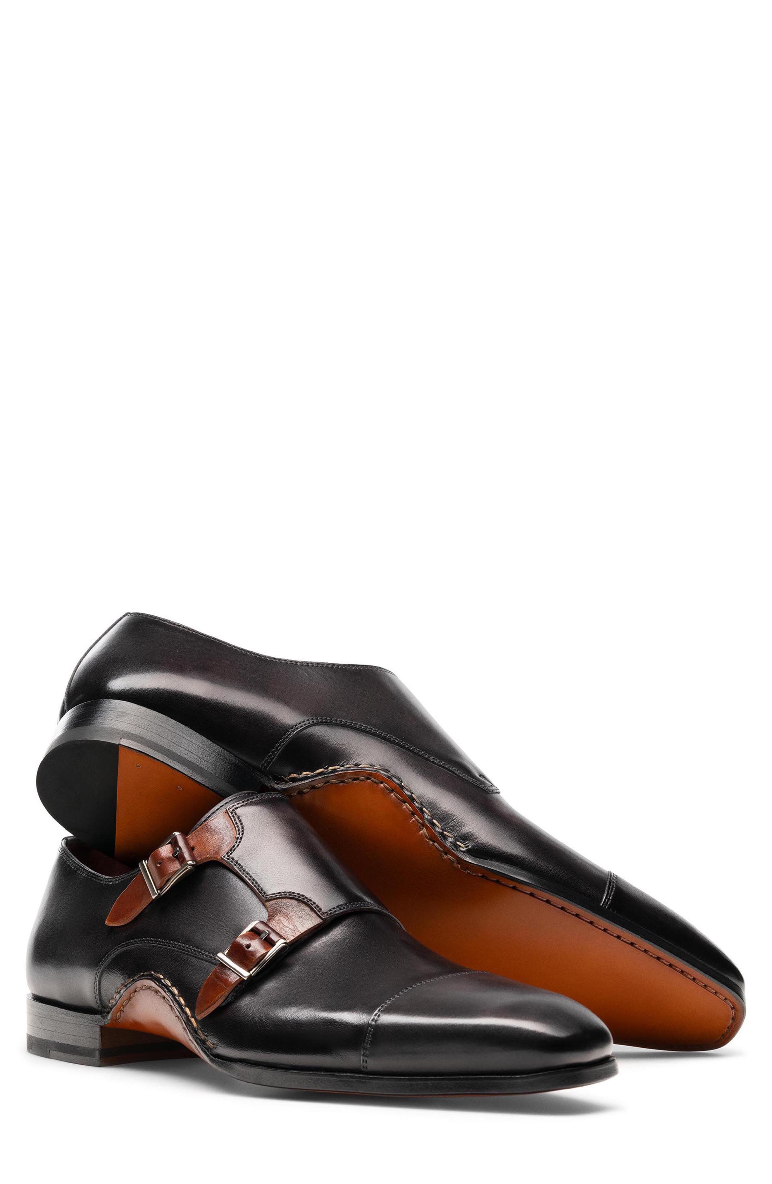 Magnanni Leros Cap Toe Double Monk Shoe (Men) | Nordstrom