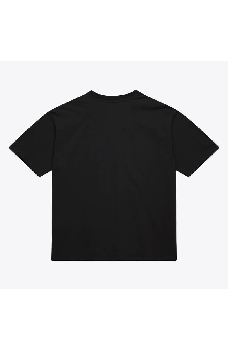 Mitchell & Ness Women's Mitchell & Ness Black Los Angeles Dodgers Back 2 Back Rings Boxy Cropped T-Shirt, Alternate, color, Black