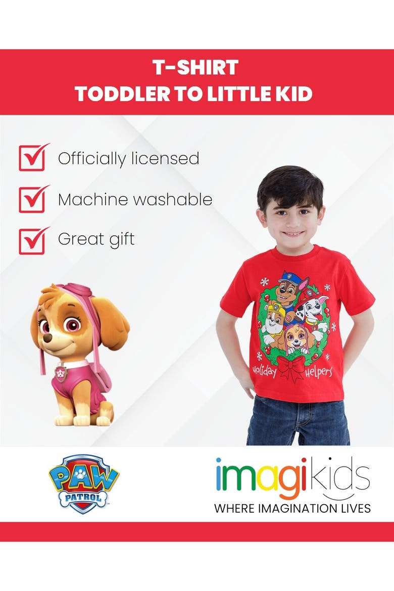 Holiday T-Shirt, Alternate, color, Vivid Red
