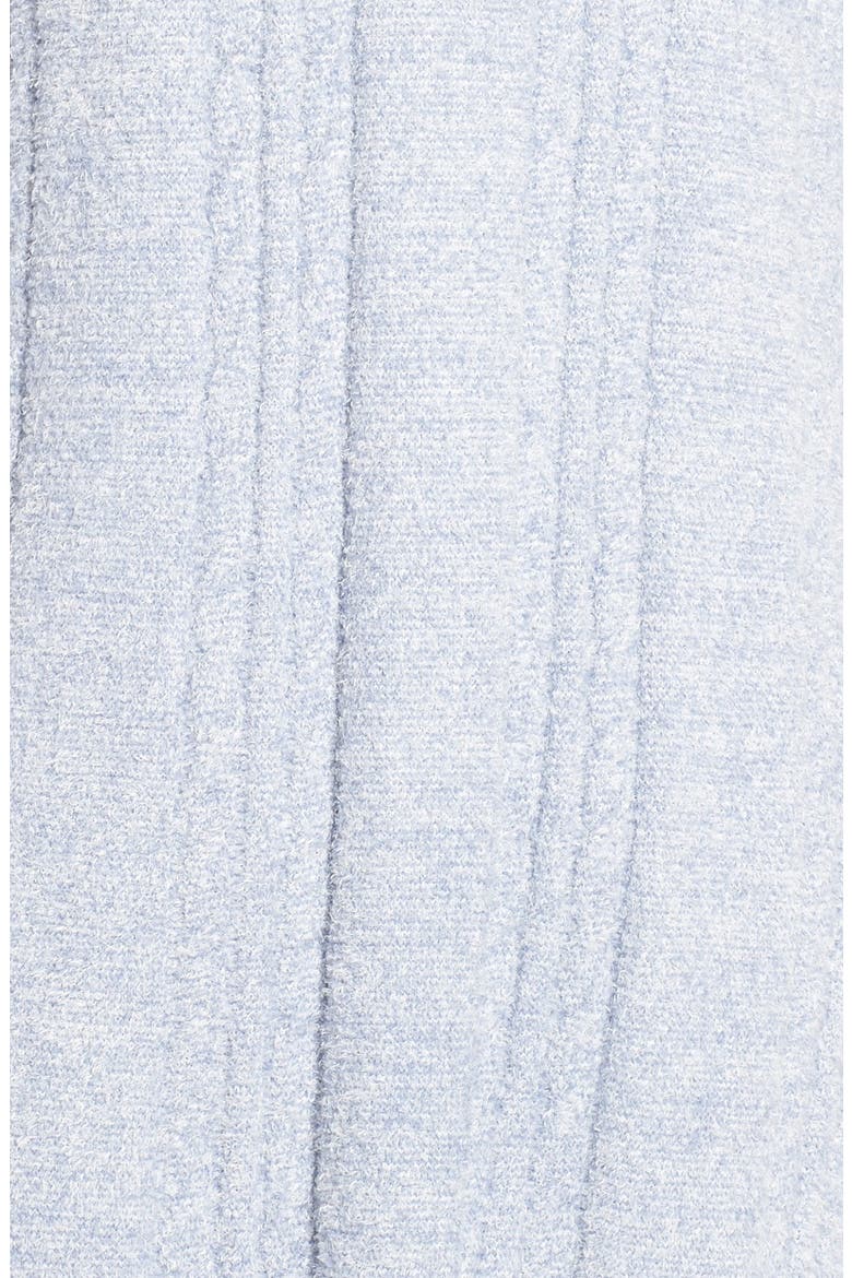 Cable Knit Drape Front Cardigan, Alternate, color, PERIWINKLE/PEARL