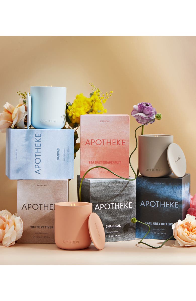 APOTHEKE Sea Salt Grapefruit Candle, Alternate, color, 