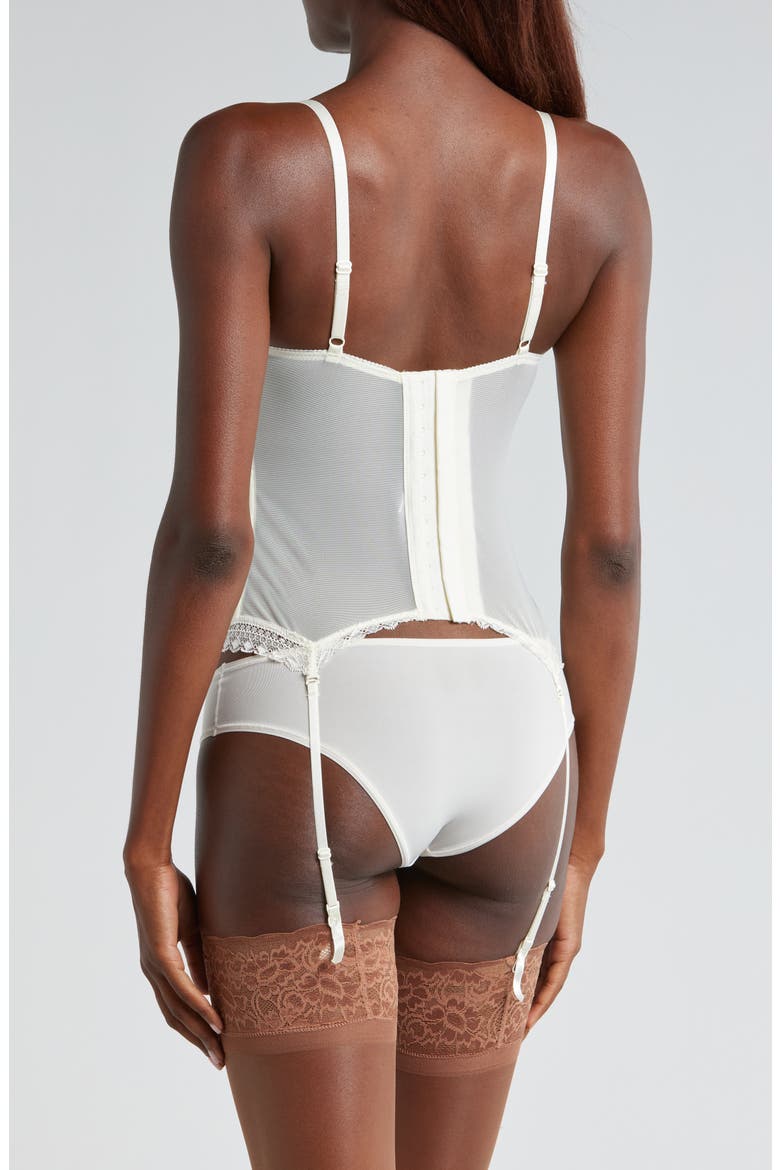 Panama Underwire Basque, Alternate, color, ECRU