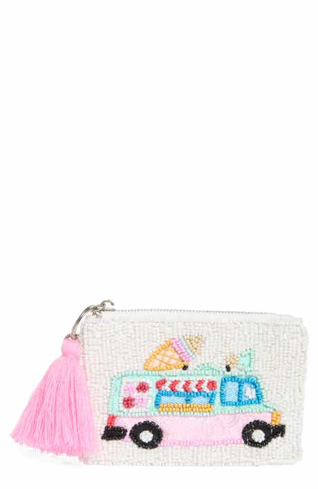 Collection XIIX Ice Cream Truck Beaded Zip Pouch