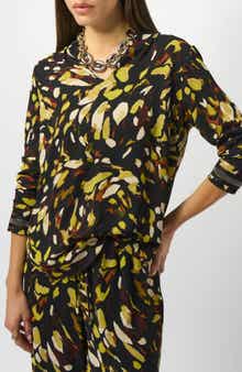 Animal Print Light Twill Top