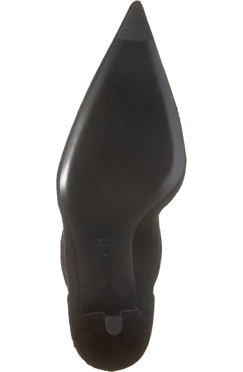 TOTEME Pointed Toe Sock Bootie, Alternate, color, Black