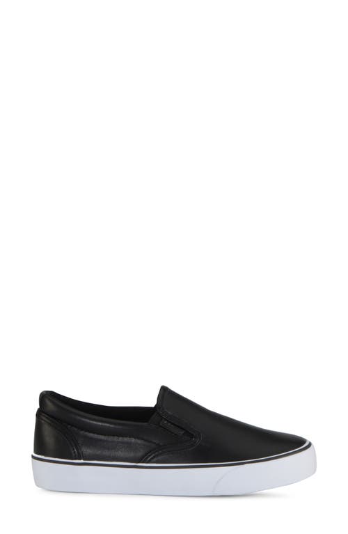 Lugz Clipper Slip-on Sneaker In Black/white