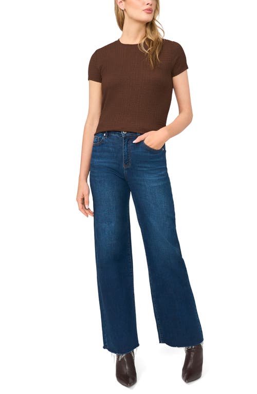 Halogenr Halogen(r) Easy Texture T-shirt In Brown