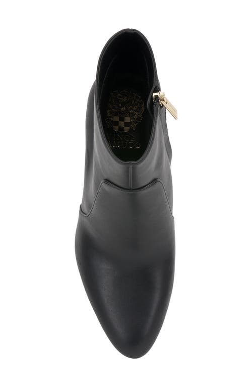 Vince Camuto Greer Almond Toe Bootie In Black