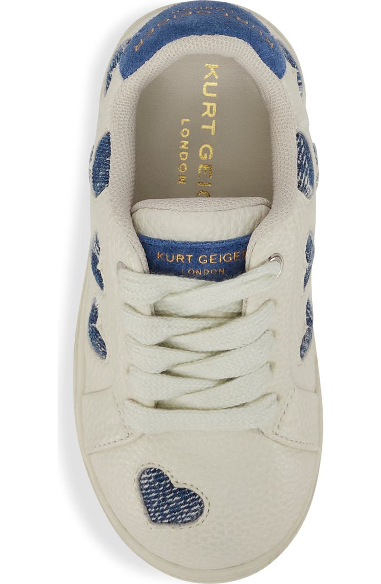 Kurt Geiger London Kids' Mini Lane Love Sneaker, Alternate, color,