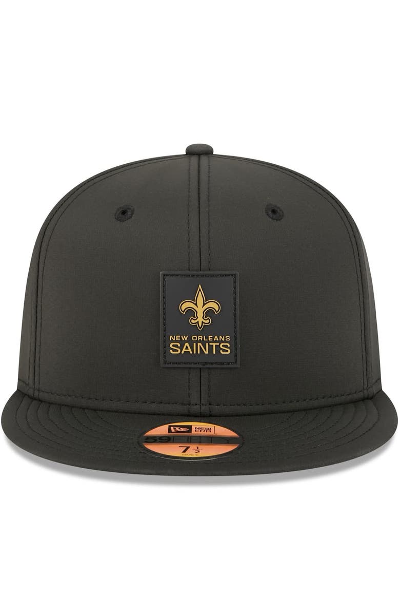 New Era Men's New Era Black New Orleans Saints 2025 Sideline 59FIFTY Fitted Hat, Alternate, color, Black