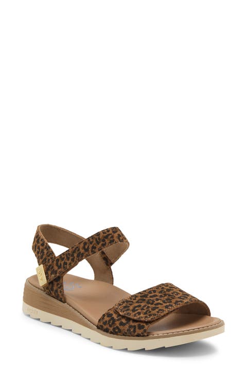 Oasis Daisy St Leather Wedge Sandal
