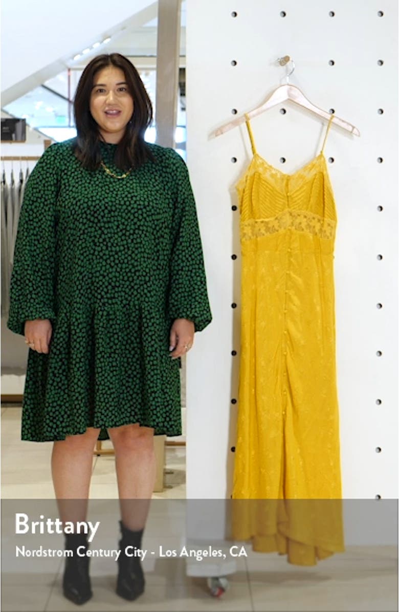 Dreamcatcher Floral Jacquard Maxi Dress, sales video thumbnail