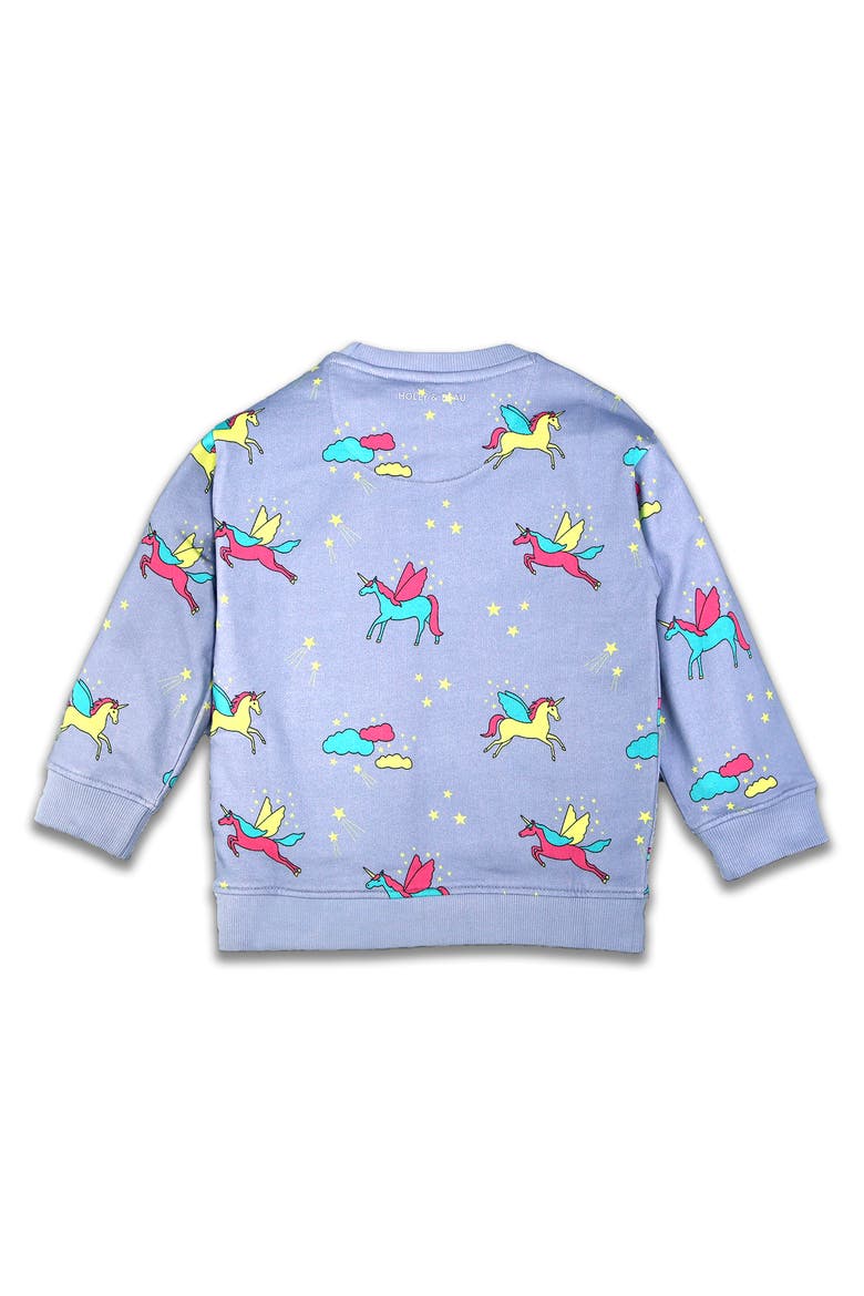 Long Sleeve Cotton Crew Neck Sweatshirt, Alternate, color, Purple