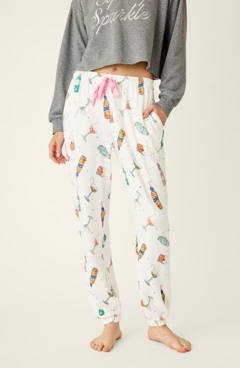 Sip Sip Sparkle Banded Pajama Pants