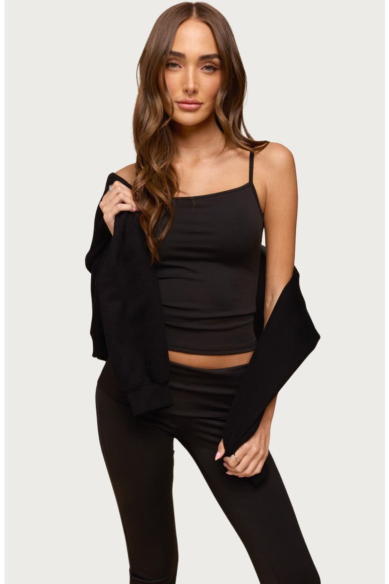 Blonka Crop Camisole, Alternate, color, BLACK