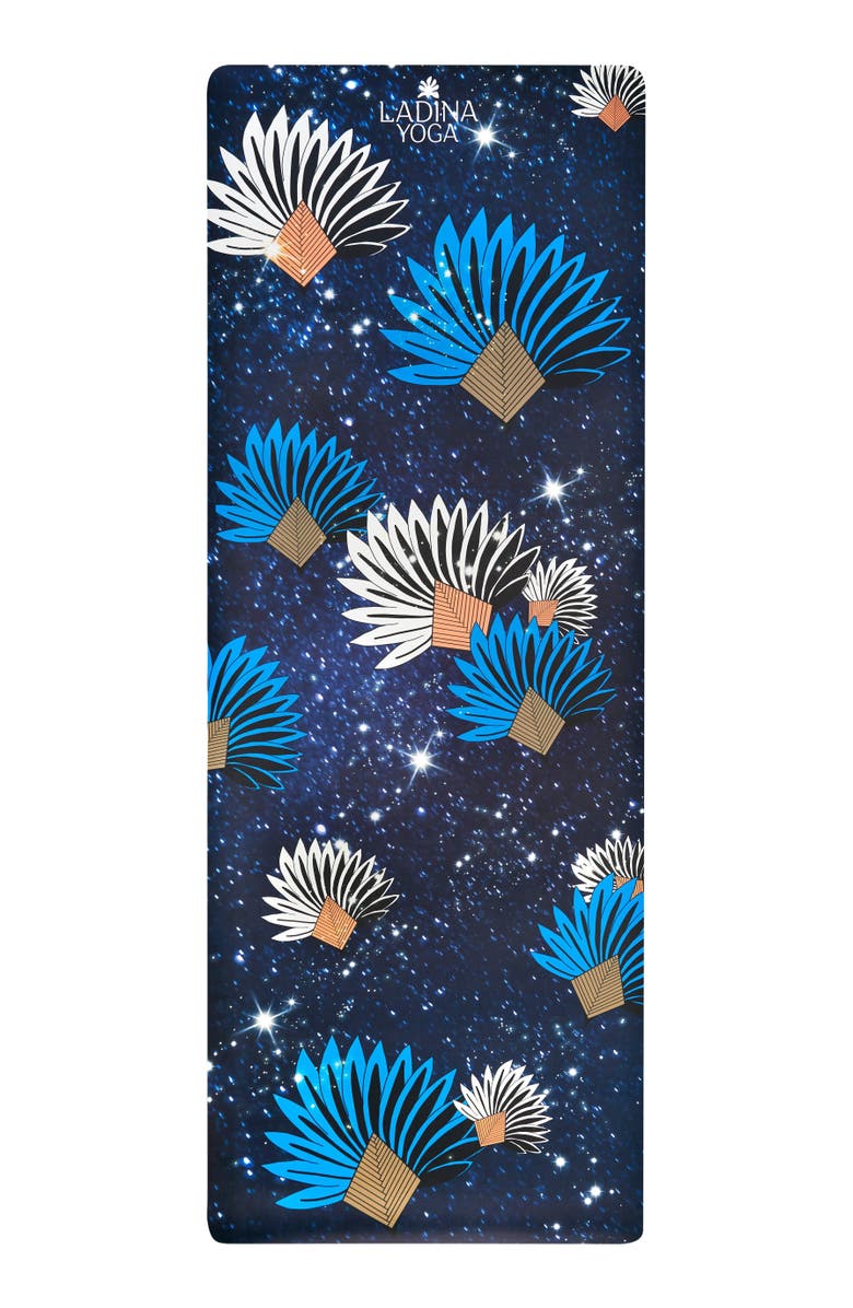 Zanatany Concepts Ravinala - Sustainable Yoga Mat, Main, color, Blue
