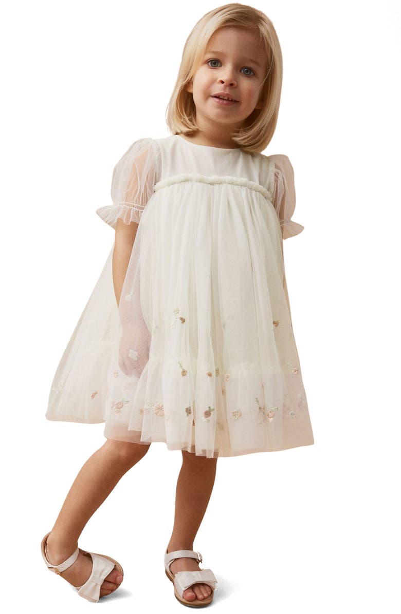 NEXT Kids' Floral Embroidery Dress, Alternate, color, 