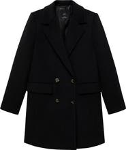 MANGO Double Breasted Coat